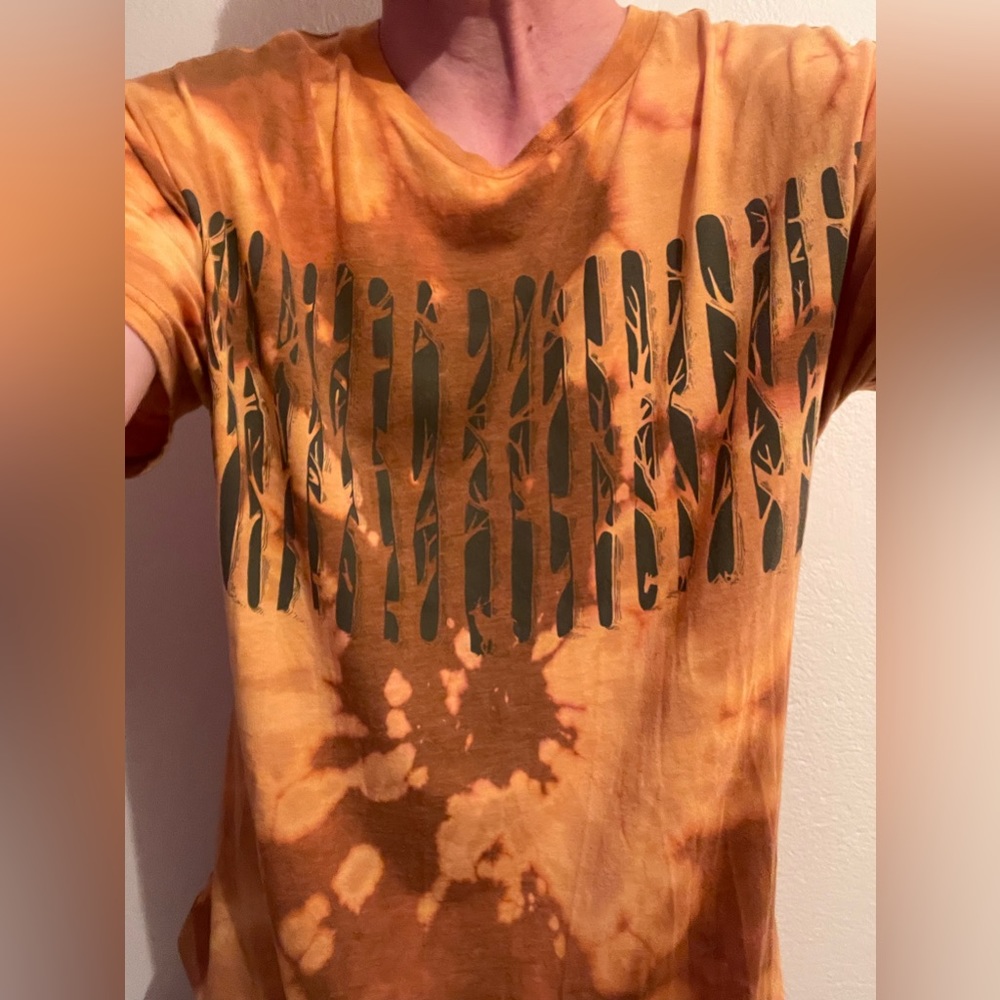 🌲Tentree Acid Wash Bleach Tee Shirt US XL🌲🌲🌲🌲